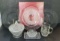 Assorted Glassware Including: 4” x 7” Duncan