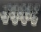 Assorted Glasses: (8) Champagne Sherbets and (