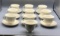 (9) Wedgwood (England) Saucers & (10) Cups