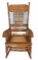 Oak Pressed Back Spindle Back Chair