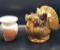 (2) Small Planters - Royal Haegar USA and Turkey