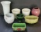 (8) Assorted Planters & Vases: Germany, etc
