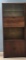 Wooden Bookcase with Sliding Glass Door, Fall
