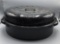 Blue Speckled Granite Ware Oval Covered Roaster