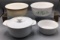 (4) Baking Dishes:  (2) Corning Ware 7 3/4” ,