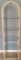 Wicker Book Shelf with Glass Shelves—18 3/8” x 12,