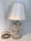 Occupied Japan Ceramic Table Lamp—15” High to Top