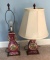 (2) Vintage Ceramic Table Lamps—253/4” High to Top