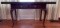 2- Door Hall Table with Brass Hardware and