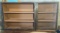 (2) Wooden Shelves:  39” x32 1/2” and 25” x 32