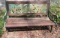 Metal and Iron Outdoor Bench—50” Long