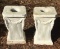(2) Concrete Pedestals--11 1/4