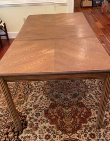 Dining Table - 78” Long with 18” Leaf Inserted,