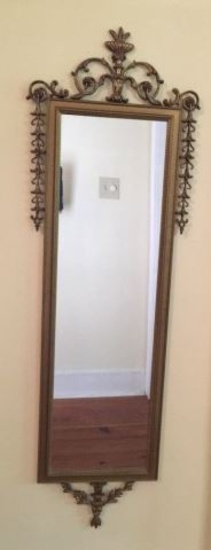 Ornate Framed Mirror - 19” x 58”