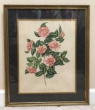 Framed & Double Matted Lila Moore Keen Print--