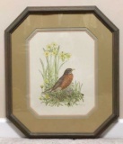 Framed & Triple Matted Print Signed Fogelsong--