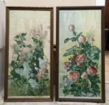 (2) Antique Framed Lithographs, 1909:  