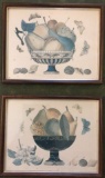(2) Framed Prints--12