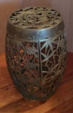 Brass Plant Stand/Table 11 1/4” x 24” H