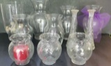 (11) Glass Vases