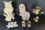 Assorted Decorative Owl Accessories