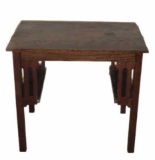 Antique Oak Arts and Crafts Desk/Table—34 1/8” x