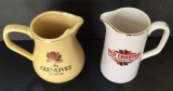 (2) Liquor Advertising Pitchers: Old Charter A
