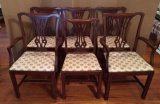 Set of (6) Mahogany Dining Chairs by Home