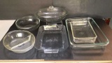 Assorted Glass Baking Dishes, etc.