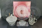 Assorted Glassware Including: 4” x 7” Duncan