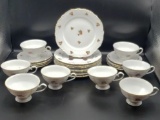 Bavarian China (Western Germany):  (8) 7 5/8