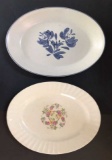 (2) Oval Platters: 14