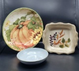 Assorted Dishes:  8 1/2