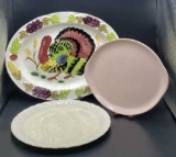 (3) Platters:  13 1/2