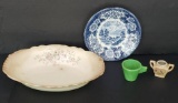 Assorted China Items: Homer Laughlin 9” Oval