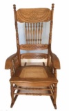 Oak Pressed Back Spindle Back Chair