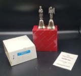 Reed & Barton Silver Plate Nativity Bells -