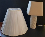 Table Lamp Measures 17” to Top of Shade and