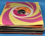 (25) 45 Records in Sleeves
