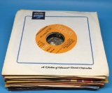 (25) 45 Records in Sleeves