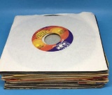 (25) 45 Records in Sleeves