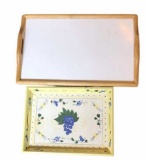 Painted Wooded Tray and Bed Tray