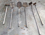 Assorted Long Handled Yard Tools