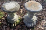 (2) Concrete Pedestals--Top is 12 1/2