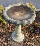 Concrete Bird Bath--23