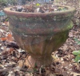 Footed Terra Cotta Planter, 20