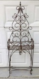 Metal Plant Stand—20 3/“ x 8”, 62” High