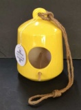 Ceramic Hand-Crafted Bird Feeder-- Made in