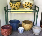 (7) Ceramic Flower Pots