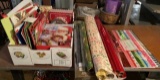 Large Assortment of Christmas Wrapping Paper,